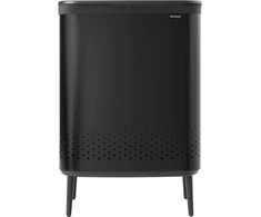 Brabantia Skalbinių dėžė BO, 2 x 45 l, matinės juodos spalvos