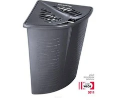Narożny BRANQ kampinė skalbinių dėžė Zebra, 45l