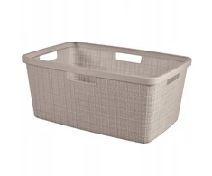 Krepšys skalbiniams Curver Jute 46 l taupe (263718)