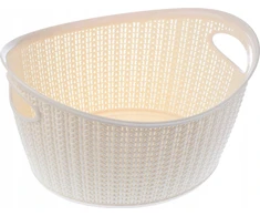 Alsea Krepšys skalbiniams Kadax Basket Krepšys Container 9L Basket Organizer Kreminis