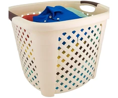 Krepšys skalbiniams Katex Krepšys kwadrat RATTAN 34l -beż / 44x44x33 cm/