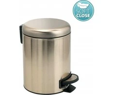Šiukšliadėžė GEDY POTTY 320987, aukso, 3 l