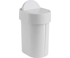 Šiukšliadėžė Gedy Junior 8009 02, 4,8 l, balta