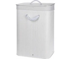 Storage Solutions Bambukinis skalbinių krepšelis su NATURAL dangteliu, 60 l