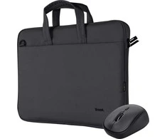 Nešiojamų kompiuterių krepšys Trust Nb Case Bologna + Mouse Set 24988. juoda. 16"