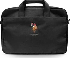 US Polo Assn. krepšys iki 16" nešiojamam kompiuteriui juodos spalvos