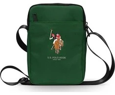 Us Polo Assn US Polo krepšys USTB8PUGFLGN 8" žalios spalvos