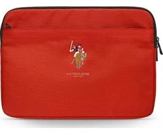 US Polo Assn. dėklas 13" nešiojamam kompiuteriui - raudonos spalvos