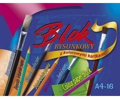 Kreska Popierius spalv. dvipus. A4,16lapų/Lenkija