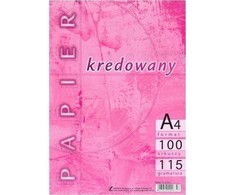 Kreska Baltas kreidinis popierius A4/ 115g 100l