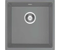 Deante granitinė virtuvinė plautuvė Deante Corda ZQA_S10A, Metallic pilkas