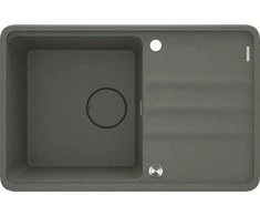 Granitinė virtuvinė plautuvė Deante Momi, ZKM_T113, Anthracite metallic