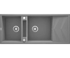 Deante granitinė virtuvinė plautuvė su magnetais Deante Magnetic ZRM_S213, Metallic pilkas