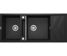 Deante granitinė virtuvinė plautuvė su magnetais Deante Magnetic ZRM_G213, Metallic graphite