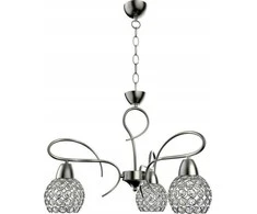 KRIS Krislamp Stella KR 375-3PL pakabinamas šviestuvas Kabantis lempos šviestuvas 3x60W E27 satino