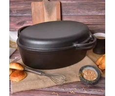 Krisberg Ketaus kepimo keptuvė 2 viename DANČIO / GRILĖS KEPUTINIS INDUKCINĖS DUJOS 34 cm