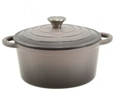 KRISBERG Emaliowany puodas żeliwny 28cm 5,9L pilka (7721)