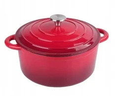 Krisberg EMALINIS KETUS PUODAS 4.8L Emaliuotas su dangteliu INDUKCINĖ DUJINĖ ORGANĖ 26cm