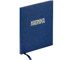 Kronika A4 120 kartek tamsiai mėlyna GRAND