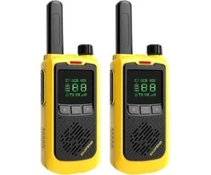 Racija Baofeng BF-T17 geltona, 2 vnt.