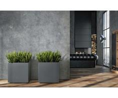 Krups KARO gėlių stovas 300x300x300 perdirbto betono - antracito LA776-82 LAMELA