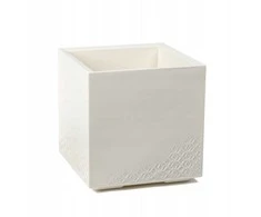 Krups KARO gėlių stovas 300x300x300 perdirbto betono - kreminė LA776-74 LAMELA