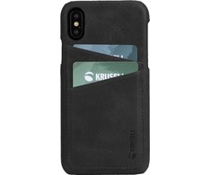 Apple Telefono dėklas Krusell Sunne 2 Card Cover iPhone XS Max, juodas