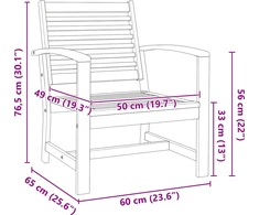 Kėdė 2 Vienetas Ruda 65 x 60 x 76,5 cm Kieto teka medžio