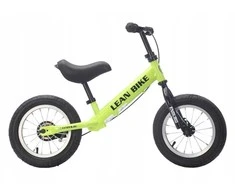 Lean Trike Balansinis dviratis ENDURO Push-off dviratis Neoninė žalia