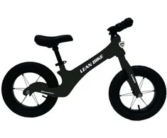Rower Balansinis dviratukas su magnio rėmu, 31 cm ratai, 3–6 metų vaikams, juodas