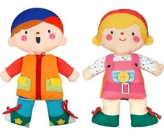 K´s KIDS Lėlytė du viename „Wayne &amp; Julia“