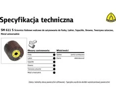KLINGSPOR LAMELELINIS ŠLIFAVIMO DISKAS 100x100x19 gr.80