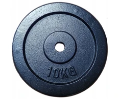 Kubisport Žalioji svarmens plokštė štangos strypui ir hanteliams 10kg - 30mm (Kub_05-CW10K-30)