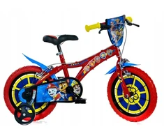 Kubisport Vaikiškas dviratis 14 colių Psi Patrol Paw Patrol Stabdys Dino Bikes (Kub_05-CSK5143K/PW)