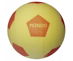 Kubisport Minkštas futbolo kamuolys vaikų žaidimams iš putų MONDO 20 cm (Kub_05-G07/852K)