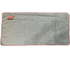 Kubisport Greitai džiūstantis rankšluostis Mikropluošto 120x60 cm Pilkas Paplūdimio Treniruočių Dėklas (Kub_05-D21K)