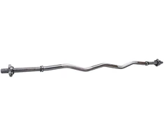 Kubisport Sulaužyta dvirankė rankena pratimams treniruotėms 1200/25 mm (Kub_05-CBR120EZK/25)
