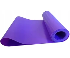 Kubisport Gimnastikos pasipriešinimo guminė juosta Fitness violetinė 0,65 mm 120 cm (Kub_05-D02/3K)