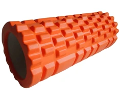 Kubisport Masažinis volas masažuoklis oranžinis su išgaubimais 33x14cm (Kub_05-D85K-OR)