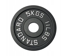 Kubisport Olimpinis svarmens diskas ketaus tvirtas 5kg 50 mm (Kub_05-CWSPE5)