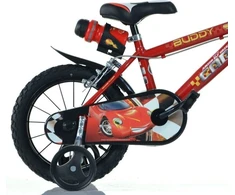 Kubisport Vaikiškas dviratukas 14 Cali Zygzak McQueen Cars Auta hamulec Dino Bikes (Kub_05-CSK5143K/CS3)