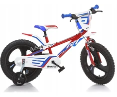 Kubisport Vaikiškas dviratukas 16 cali R1 sport raudona hamulec Dino Bikes (Kub_05-CSK5163K/816)