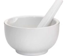 Küchenprofi - Porcelain Mortar for Spices and Seeds 12x6.5 cm