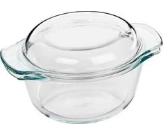 Quokka Küchenprofi Elsass - Borosilicate Glass Oven Dish with Lid 1.4 l 18×11.5 cm