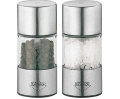 Küchenprofi Vienna - Pepper and Salt Mill with Ceramic Grinding Mechanism 8.5x4 cm Set of 2