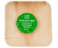 Gogreen Palm leaf plates Go Žalias 15x15cm 10 pieces / 0,22kg