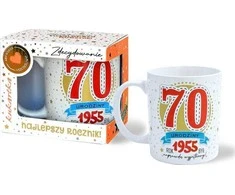 Kukartka Premium puodelis gimtadieniui 70
