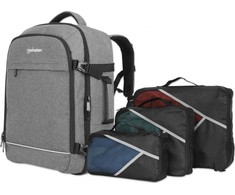 Kuprinė Manhattan Notebook kuprinė Manhattan 17.3 "40l kelionės pilka