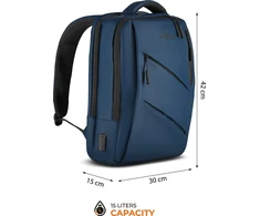 Kuprinė Nils Extreme NC4502 Kuprinė NA LAPTOP Z USB Mėlynas NILS