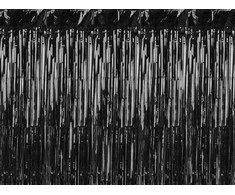 Party Deco PartyDeco vakarėlio užuolaida juoda 100x200cm 72299